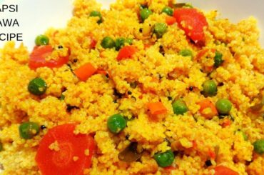 Healthy Breakfast Recipe | Lapsi Rawa Upma Recipes | Upma Recipe | Lapsi Upma Recipe By Meri Rasoi