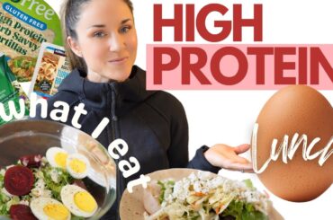 WHAT I EAT FOR LUNCH | Healthy and High Protein