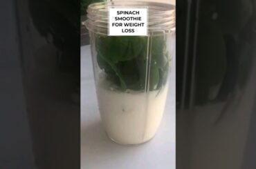Spinach smoothie for weight loss|Weight loss smoothie#fatburner #loseweight #smoothie #shorts