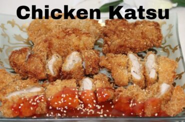 Japanese Chicken Katsu recipe!Healthy and delicious easy recipe!!