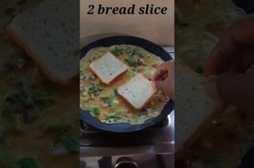 egg bread omelet.egg recipe. egg bread recipe.