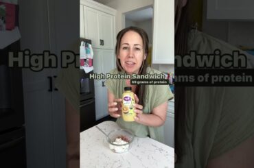 High Protein Tina Fish Sandwich - 59 grams of protein