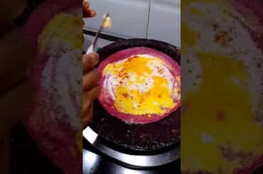 double side egg pink dosa healthy breakfast #trending #breakfast #viral #newly @deekshitacooks1407