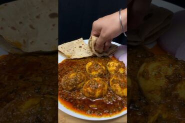 Dhaba Style Egg Curry ASMR Cooking | #shorts #food #cooking #recipe #eggcurry #egg #nonveg #viral