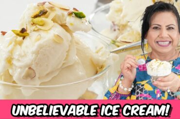No Cream! No Condensed Milk! No Milk Powder! Healthy Creamy Ice Cream Recipe in Urdu Hindi - RKK
