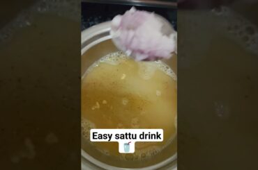 Easy and healthy sattu drink #biharifood #tasty #trending