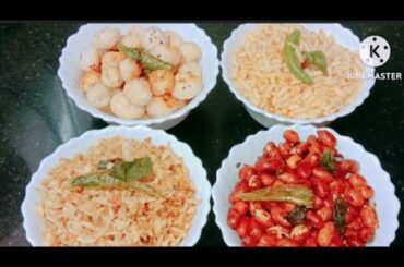 4 types of healthy snacks recipe for beginners | easy tea time snacks | evening snacks |#viralvideo|