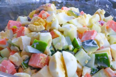 Cucumber Egg Salad | So Crunchy