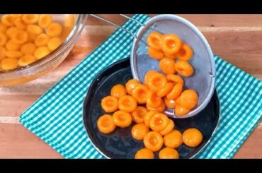 Carrot Button Sweet Delights  | Tasty and Healthy Snack or Dessert | Quick and Easy Recipe!