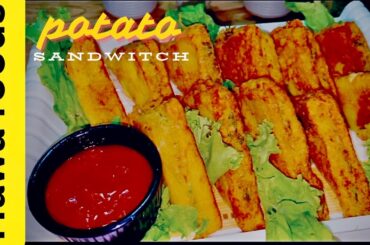How To Make Sandwich Recipe by Hawa foods | Breakfast Recipe | Potato Snacks