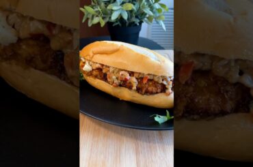 Crunchy and Creamy Cajun Chicken Sandwich #shorts