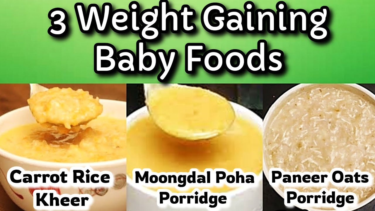 3 Weight Gaining Baby food|| Healthy Baby Food Recipes|| Quick Weight