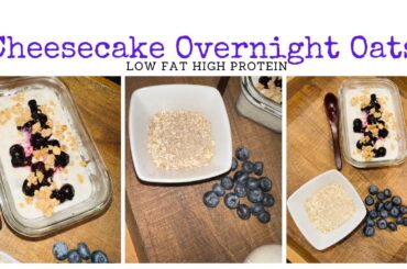 Overnight CheeseCake Oats Low Fat High Protein Perfect For Weightloss