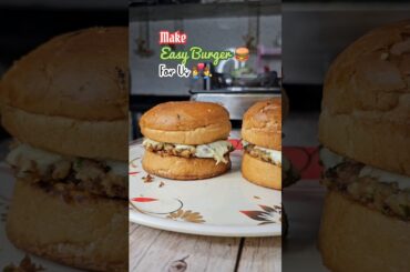 Easy Healthy Burger.. Leftover Rajma Burger Recipe.. #ankurcooks #food #foodie #recipe #cooking