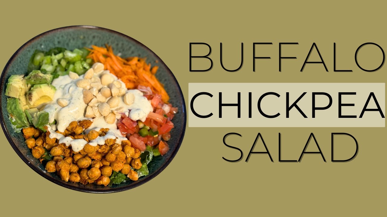 Buffalo CHICKPEA Salad / Vegan Healthy Salad Recipes Buffalo CHICKPEA Salad / Vegan Healthy Salad Recipes