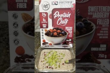 Oats pre workout meal  #food #chocolate #oats #highprotein #recipe #overnightoats #healthybreakfast