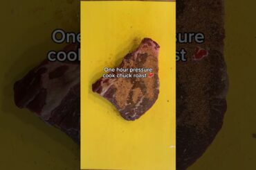 One hour chuck roast! #chuckroastrecipe #pressurecookchuckroast #easydinnerideas #healthydinnerideas