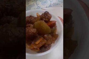 Healthy Breakfast ( Paratha with Soya Chilli)& some nuts # soyachunks #healthy #food .-sipra barua