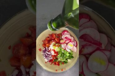 Keto Cottage cheese salad recipe #shorts #keto #ketosalad