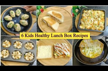 6 Kids Healthy Lunch Box Recipes | Full of Health and nutrients Recipes | Tasty and Healthy Lunch