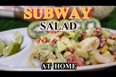 Subway salad recipe #salad #food  #viralvideo #healthy @theindiankitchen1 @KabitasKitchen