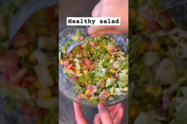 Healthy salad #trending #viral #shorts #salad #healthy #chickensalad #youtubeshorts #vegetarian
