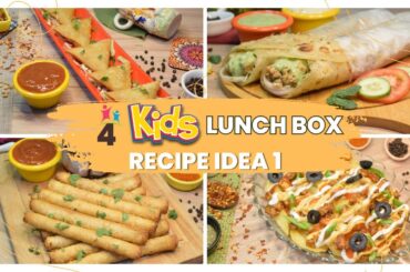 4 Kids Healthy Lunch Box Ideas | Yummy and Quick Lunch Box Recipes by Cook with Khaana Waana