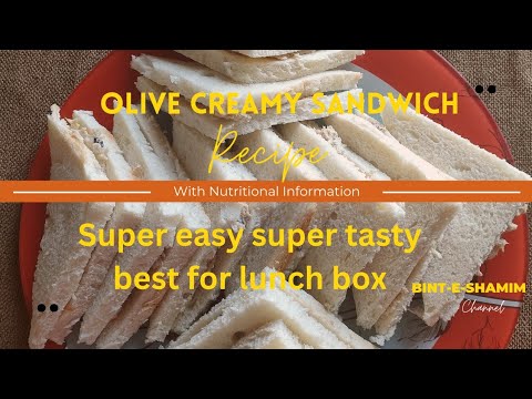 Olive Creamy Sandwich healthy recipe|easy & quick| with Bint-e-Shamim Olive Creamy Sandwich healthy recipe|easy & quick| with Bint-e-Shamim
