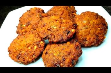 Banana Stem Vada Recipe | Healthy Snacks Recipe | Banana Stem Snacks Recipe