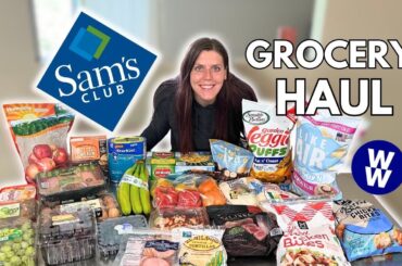 HEALTHY SAM’S CLUB GROCERY HAUL | WW (WeightWatchers) Points & Calories | Weight Loss Journey