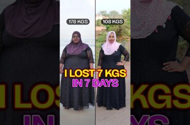 7 Days No Food Challenge: Weight Loss Journey Tips | Indian Weight Loss Diet by Richa