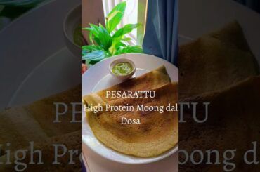 easy and healthy breakfast recipe|pesarattu |moong dal cheela | green gram dosa