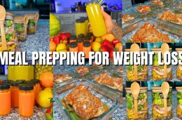 2024 MEAL PREPPING FOR WEIGHT LOSS | DETOX JUICING RECIPES | SNACK IDEAS & MORE!