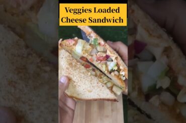 sandwich recipe#veggiesandwich #breadrecipes #viral #khushvika_kitchen