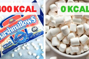 ZERO SUGAR marshmallows - quick and easy low calories recipe!