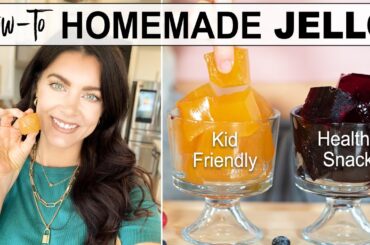 How To Make Healthy Homemade JELLO with ONLY 2 INGREDIENTS | Gut Healing & Kid Friendly Snack