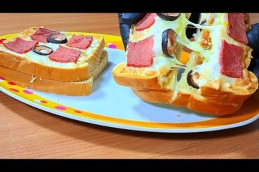 Make cheese toast this way!  A healthy, crunchy, easy and very delicious recipe!