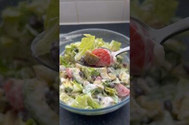 Delicious and Healthy Black Bean Salad #shorts