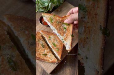 Dahi Tadka Sandwich | Dahi Sandwich recipe | Quick Sandwich recipe #youtubeshorts #shortvideo