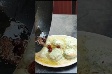 Podina Dahi Baray | Soft Puffy and Round Dahi Bhallay | Commercial Dahi Baray Recipe #shorts