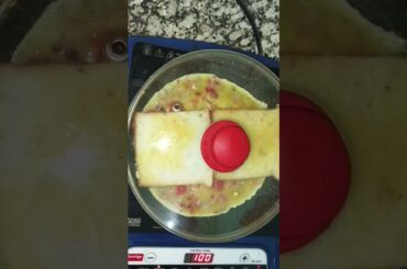 Tasty and easy bread omelette #cooking #easy #recipes #egg #food #tasty #healthy #omlet #bread omlet