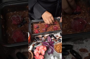 Baked oats recipe for my Husband #shorts #recipe #food