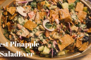 BEST PINEAPPLE SALAD YOU WILL EVER MAKE || HEALTHY SALAD || SALAD RECIPE