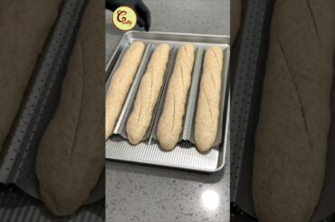 Homemade Rye Baguette, High Fiber, Healthy & Delicious Dark Rye Baguette