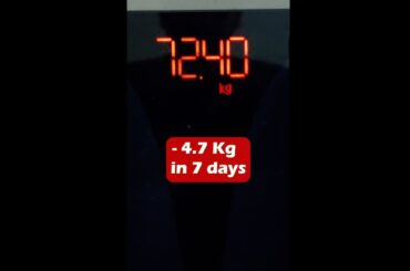 I didn't eat food for 7 full days! See what happened...#shorts