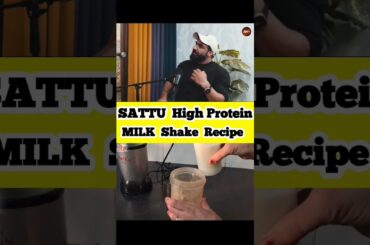 Viral SATTU High Protein Shake Recipe by #niteshsoni #shorts#viral  #youtubeshorts#trending