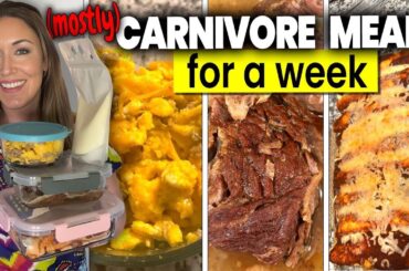 Let's prep 1 week work of carnivore diet meals for weight loss!