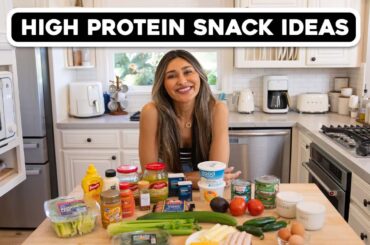 Easy High Protein Snack Ideas I Low Calorie + Low Carb