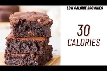 Healthy low calorie brownies for a calorie deficit diet- low calorie brownie recipe