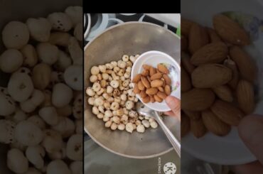 quick Home Snacks Healthy Tasty | Fried Masala Makhana | Roasted Makhana Recipes #shorts